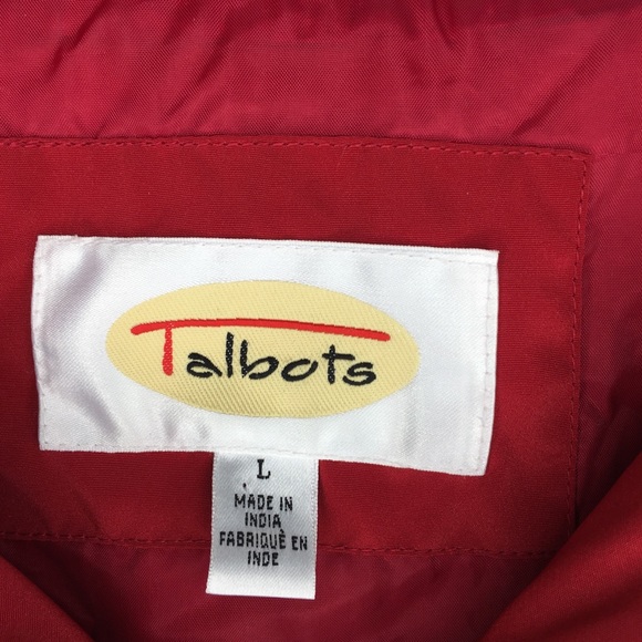 Talbots Cranberry Lined Jacket - Picture 4 of 8